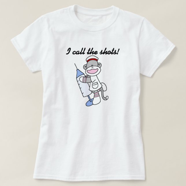 Anruf der Krankenschwester-I die Schüsse T-Shirt (Design vorne)