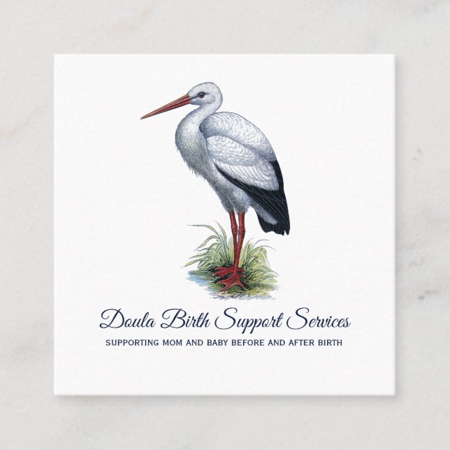 Anruf der Stork Midfrau oder Doula-Geburtshilfe (Vorderseite)