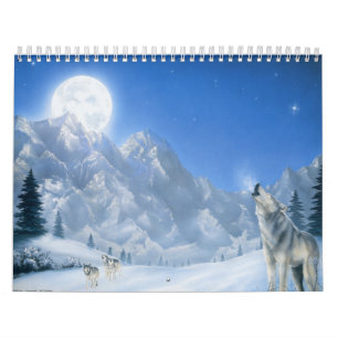 Anruf der Wolf-Kalender Kalender