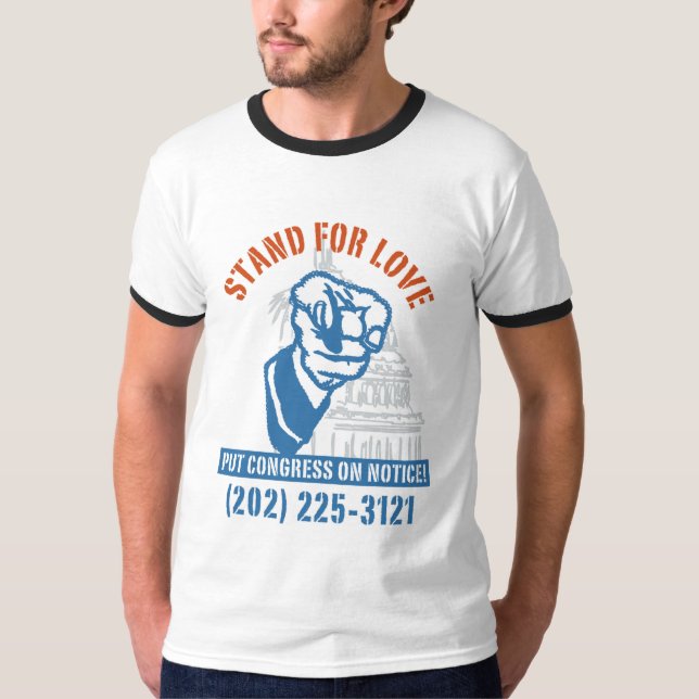 Anruf für Liebe T-Shirt (Vorderseite)