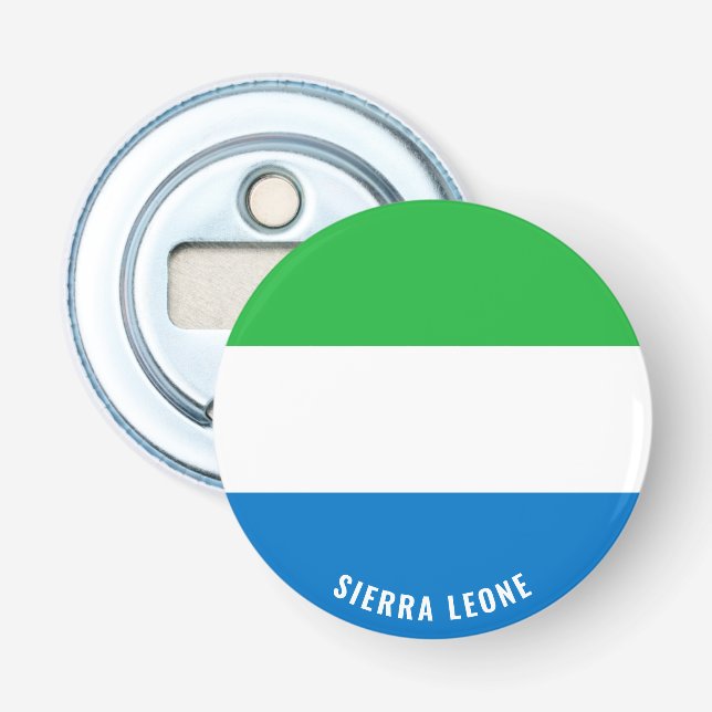 Anruf nach Sierra Leone! Splendid Patriotic Flaschenöffner (Vorderseite)