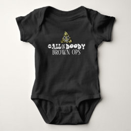 Anruf von Doody Brown Ops Gamer Baby Strampler