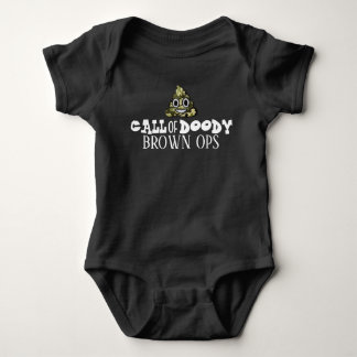 Anruf von Doody Brown Ops Gamer Baby Strampler