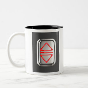 Anruftaste Zweifarbige Tasse