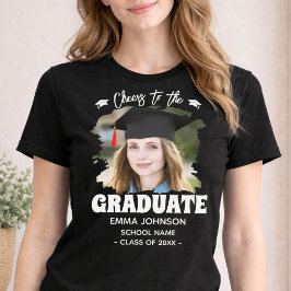 Anrufung der Graduate Custom Foto Family T-Shirt