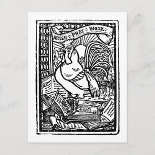 Ansammeln der Arbeit Postkarte