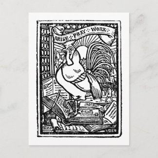 Ansammeln der Arbeit Postkarte