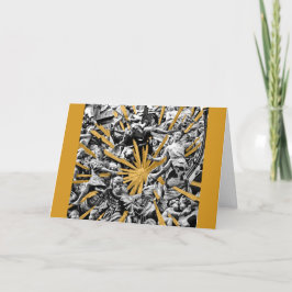 Ansammlung Angels Grußkarte Karte