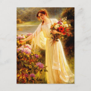 Ansammlung Blume Postkarte