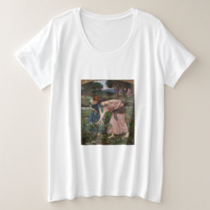 Ansammlung Blume von John Waterhouse Große Größe T-Shirt
