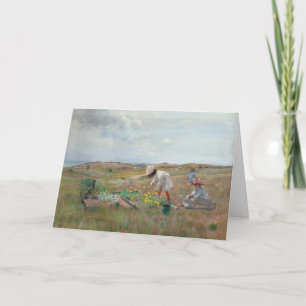Ansammlung Blume William Merritt Chase Karte