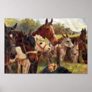 Ansammlung der Freunde Poster