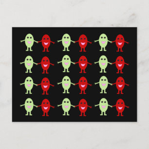 Ansammlung der Trauben Postkarte