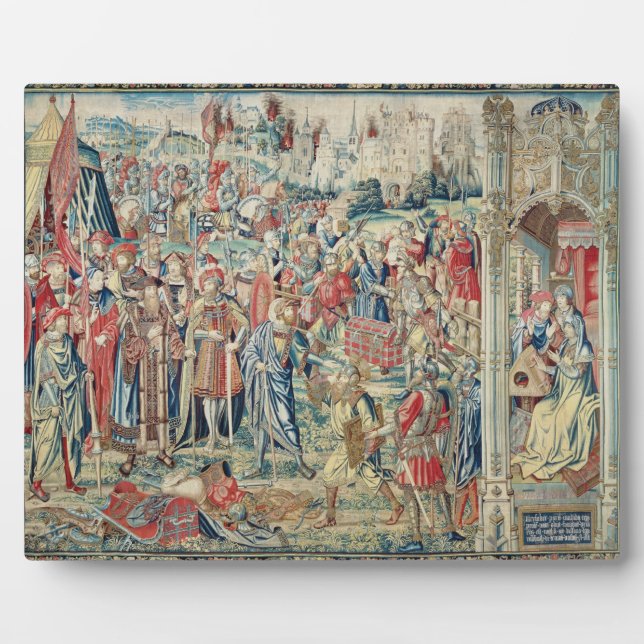 Ansammlung des Hinterns, Tapestry von David und Ba Fotoplatte (Vorderseite)