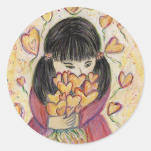 Ansammlung Liebe Herz Art Custom Aufkleber Decal