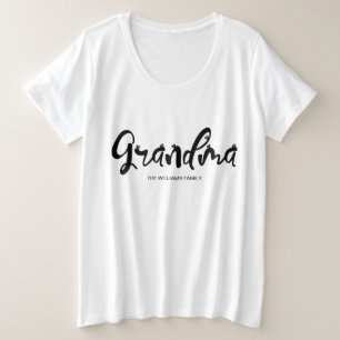 Ansammlung Niedlich Hearma Oma Große Größe T-Shirt