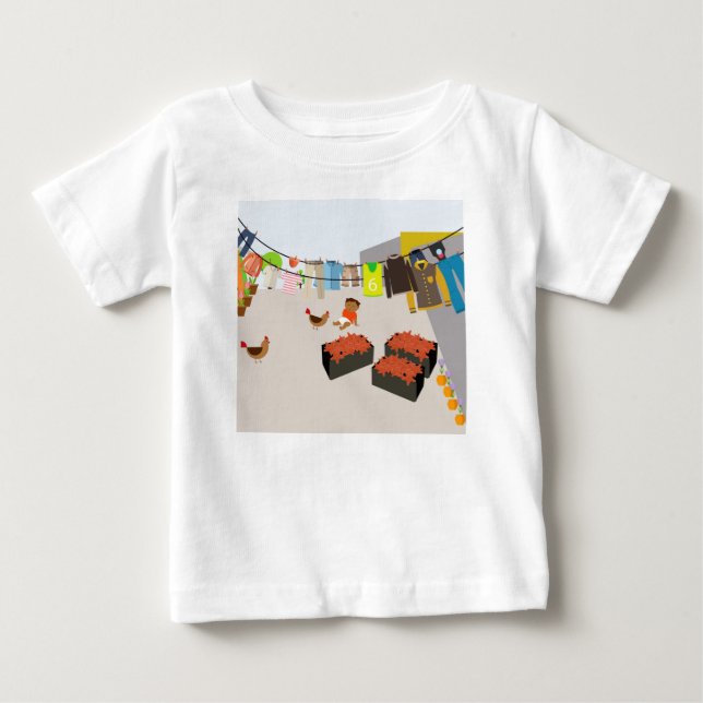 Ansammlung Sterne vom Meer Baby T-shirt (Vorderseite)