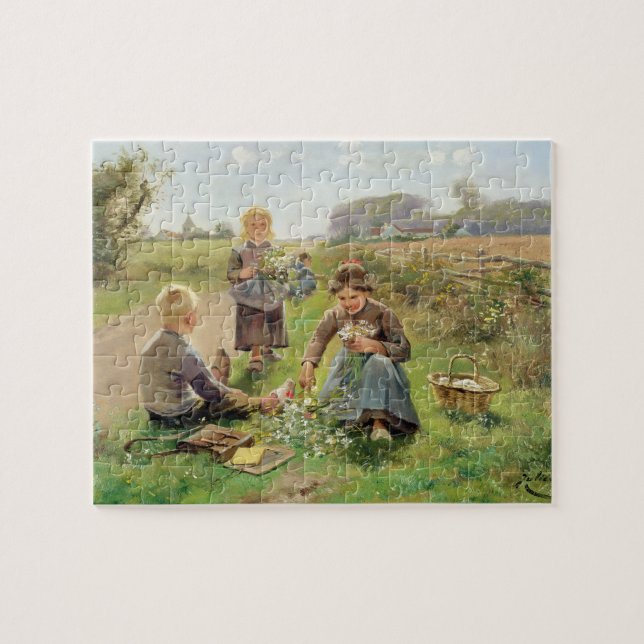 Ansammlungs-Blumen (Öl auf Leinwand) (Horizontal)
