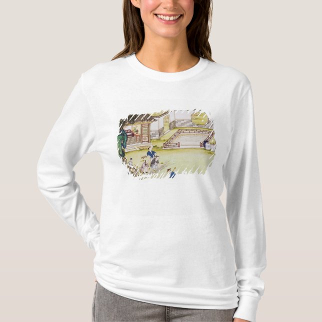 Ansammlungsbambus, zum des Papiers zu machen T-Shirt (Vorderseite)