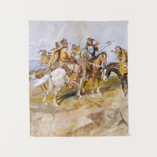 Ansatz der Weißen Männer, 1897 von Russell Wandteppich