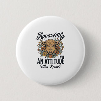 Anscheinend habe ich ein Highland-Kuh-Shirt mit ei Button