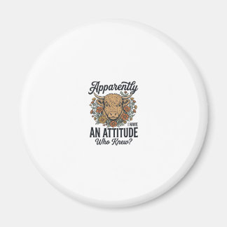 Anscheinend habe ich ein Highland-Rind-Shirt mit e Magnet