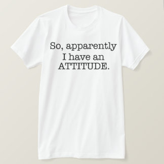 Anscheinend habe ich eine Einstellung T-Shirt