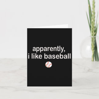 Anscheinend mag ich Baseball Karte