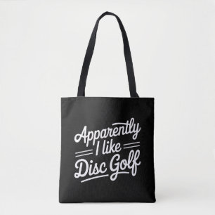 Anscheinend mag ich Disc Golf Lustiger Golfliebhab Tasche