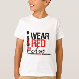 Anschlag-Bewusstsein trage ich rotes Band für T-Shirt