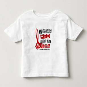 Anschlag I ABNUTZUNGS-ROT FÜR MEINE GROSSMUTTER 3 Kleinkind T-shirt
