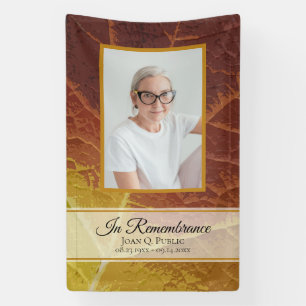 Anschläge auf das Herbstleaf anlässlich der Beerdi Banner