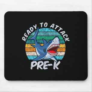 Anschläge auf vorschulischen Hai Mousepad
