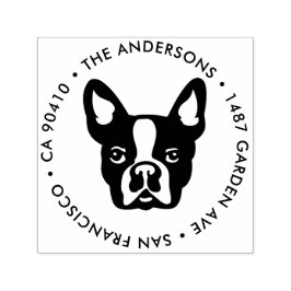 Anschrift Briefmarke, Bulldogin-Briefmarke Permastempel
