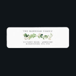Anschrift der Eucalyptus Bough-Familie<br><div class="desc">Ein klassisches Design mit einem Aquarellbuss Eukalyptus. Personalisieren Sie mit Ihrem Namen und Ihrer Adresse. Matching-Mitteilungskarten sind verfügbar.</div>