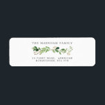 Anschrift der Eucalyptus Bough-Familie<br><div class="desc">Ein klassisches Design mit einem Aquarellbuss Eukalyptus. Personalisieren Sie mit Ihrem Namen und Ihrer Adresse. Matching-Mitteilungskarten sind verfügbar.</div>