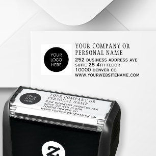 Anschrift des Firmennamens Permastempel