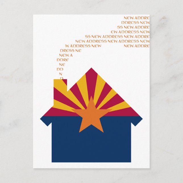 Anschrift des neuen arizona ankündigungspostkarte (Vorderseite)