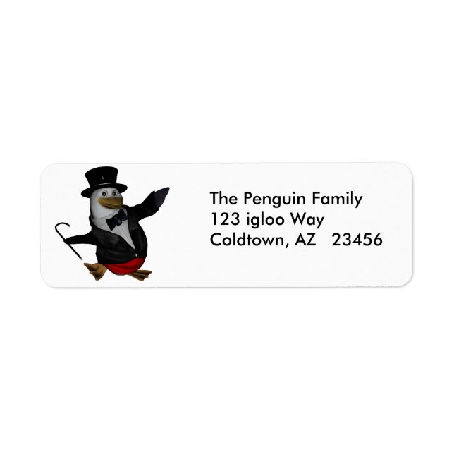 Anschrift des Pinguin Awareness Day ~ 20. Januar (Vorne)