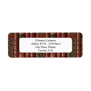 Anschrift Labels (Legends) von Bibliophile