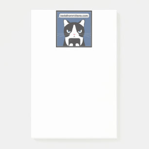 Anschriften von Mittens 4x6 Post-it Klebezettel