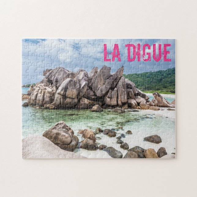 Anse Cocos Seychelles La Digue Beach Geschenk (Horizontal)
