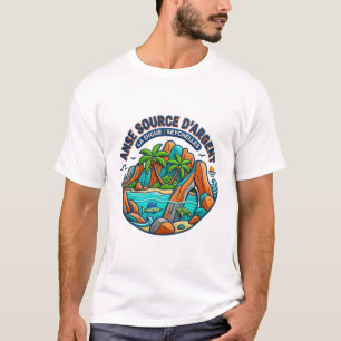 ANSE SOURCE D'ARGENT LA DIGUE SEYCHELLEN T-Shirt
