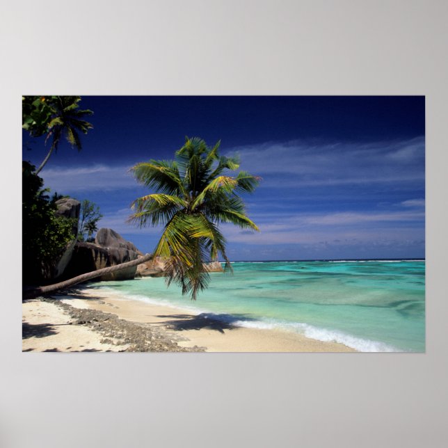 Anse Sourse d'Argent Beach, La Digue Poster (Vorne)