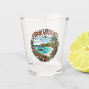 Anse Volbert, Praslin-Insel Seychellen Schnapsglas