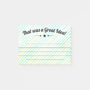 Ansehen-Ideenangestelltanerkennungs-Preisanmerkung Post-it Klebezettel
