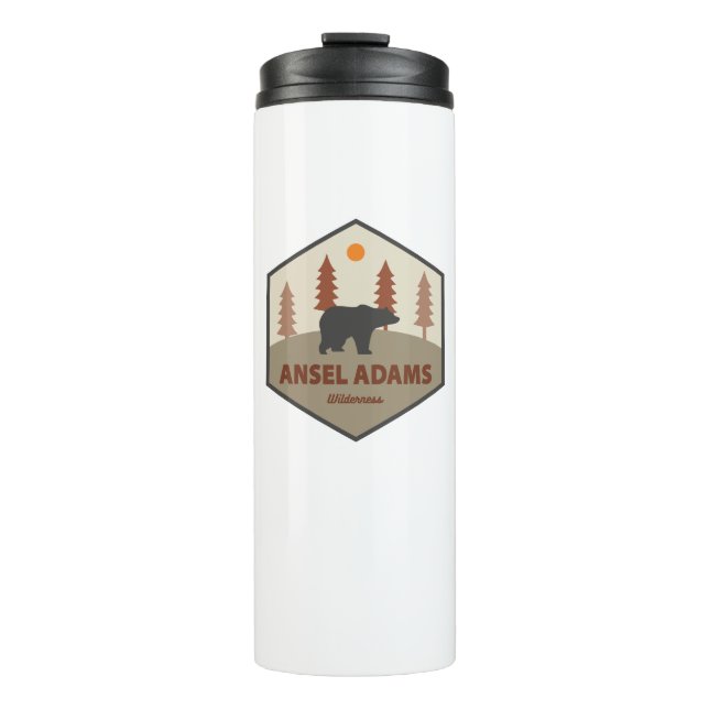 Ansel Adams Wilderness California Bear Thermosbecher (Vorderseite)