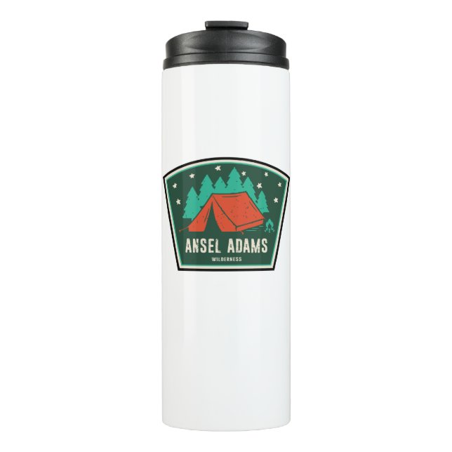 Ansel Adams Wilderness California Camping Thermosbecher (Vorderseite)