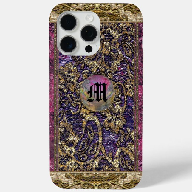 Anselme Kean Monogram Case-Mate iPhone Hülle (Rückseite)