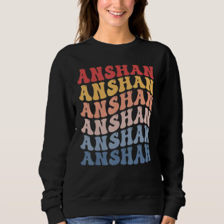 Anshan City Groovy Retro Sweatshirt